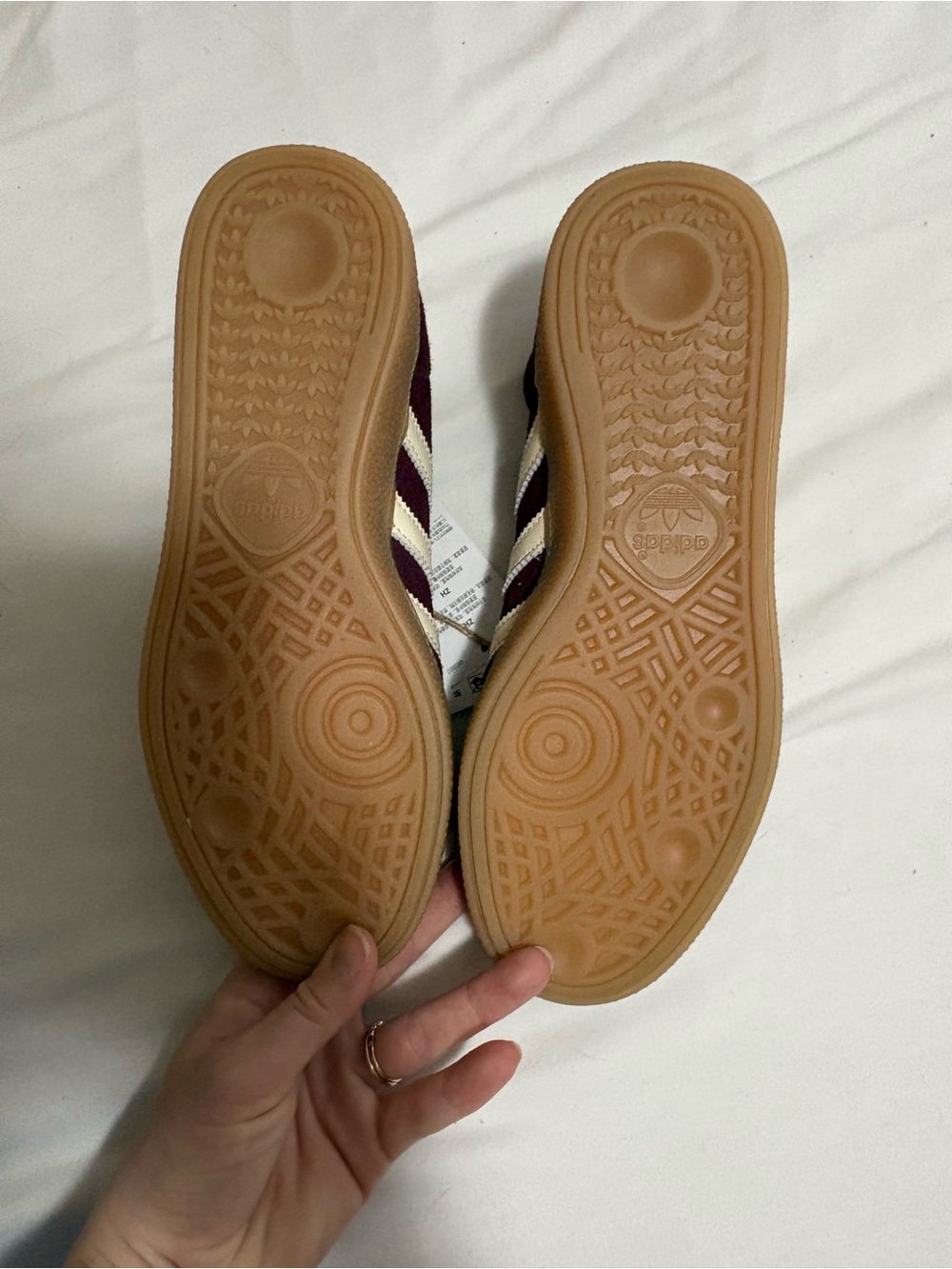adidas Women's Sneakers in Burgundy and Gum